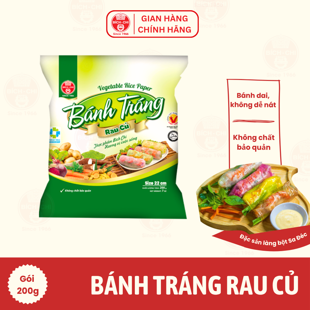 Bánh Tráng Rau Củ Gói 200g