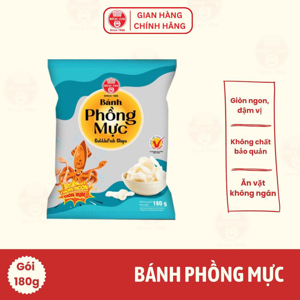 Bánh Phồng Mực Gói 180g