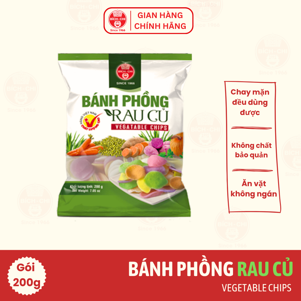 Bánh Phồng Rau Củ Gói 200g