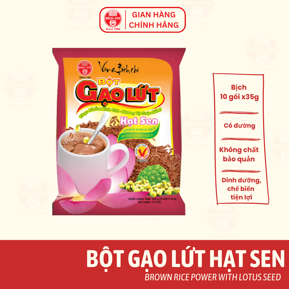 Bột Gạo Lứt Hạt Sen 350g