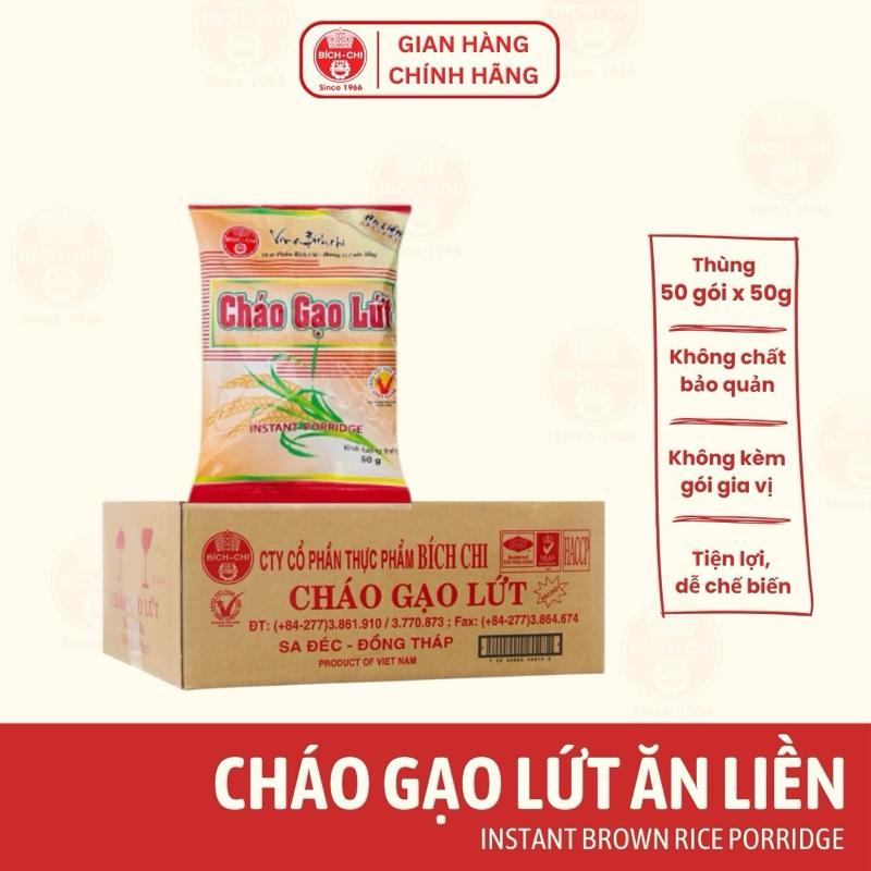 Cháo Gạo Lứt Ăn Liền Bích Chi Gói 50g