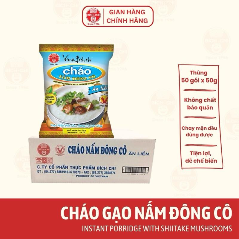 Cháo Nấm Đông Cô Ăn Liền Gói 50g