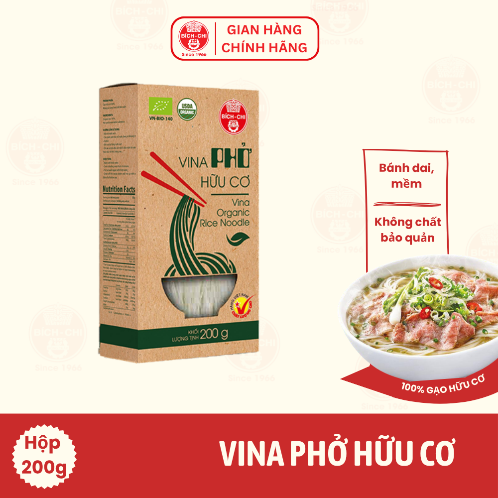 Phở Hữu Cơ Hộp 200g