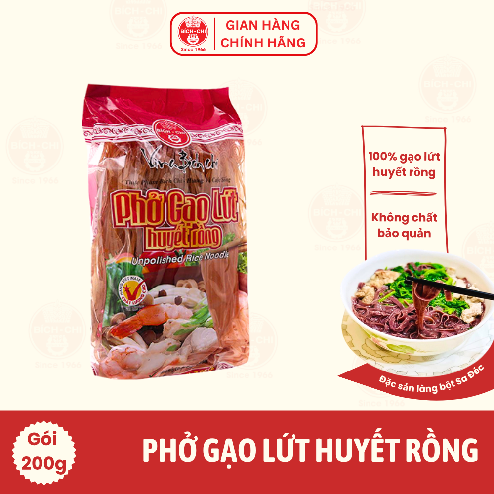 Phở Gạo Lứt Huyết Rồng Gói 200g