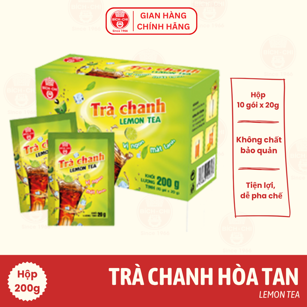 Trà Chanh Hòa Tan Hộp 200g